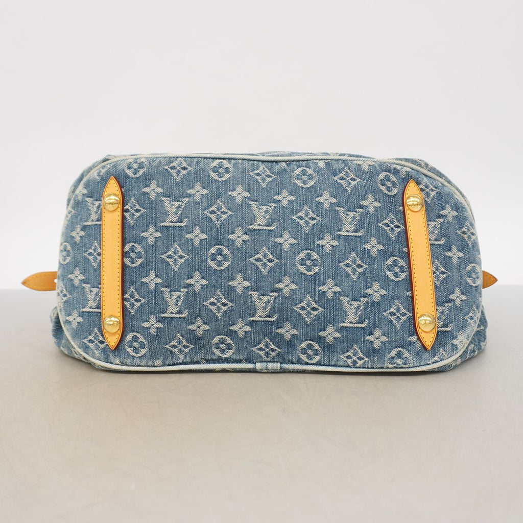 Louis Vuitton Tote Bag Monogram Denim L Blue — view 3