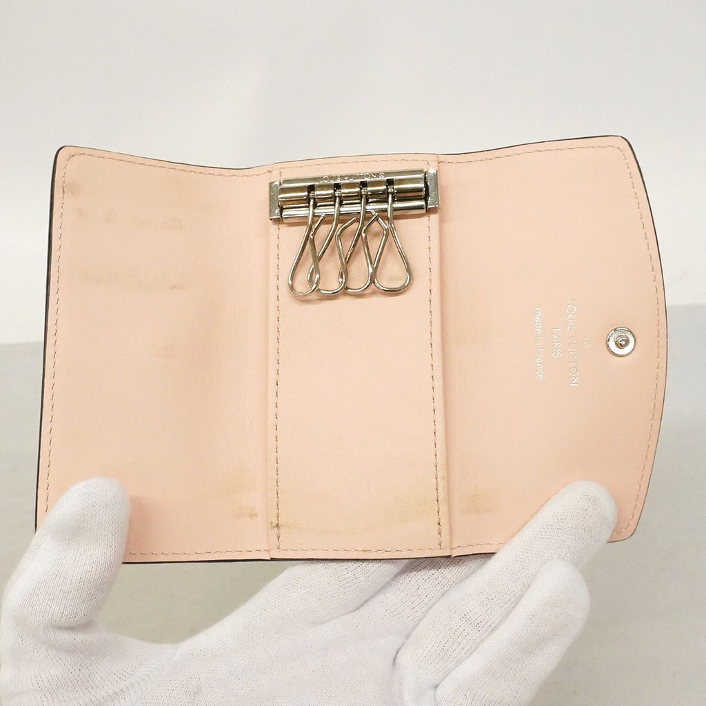 Louis Vuitton Key Case Mahina Multicles 4 Rose Jasmine Key Holder — view 4