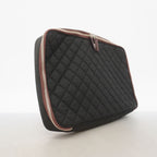 Chanel PC Bag Quilted Nylon Black Silver — view 2