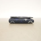 Louis Vuitton Trifold Wallet Monogram Shadow Victor Navy Blue — view 2