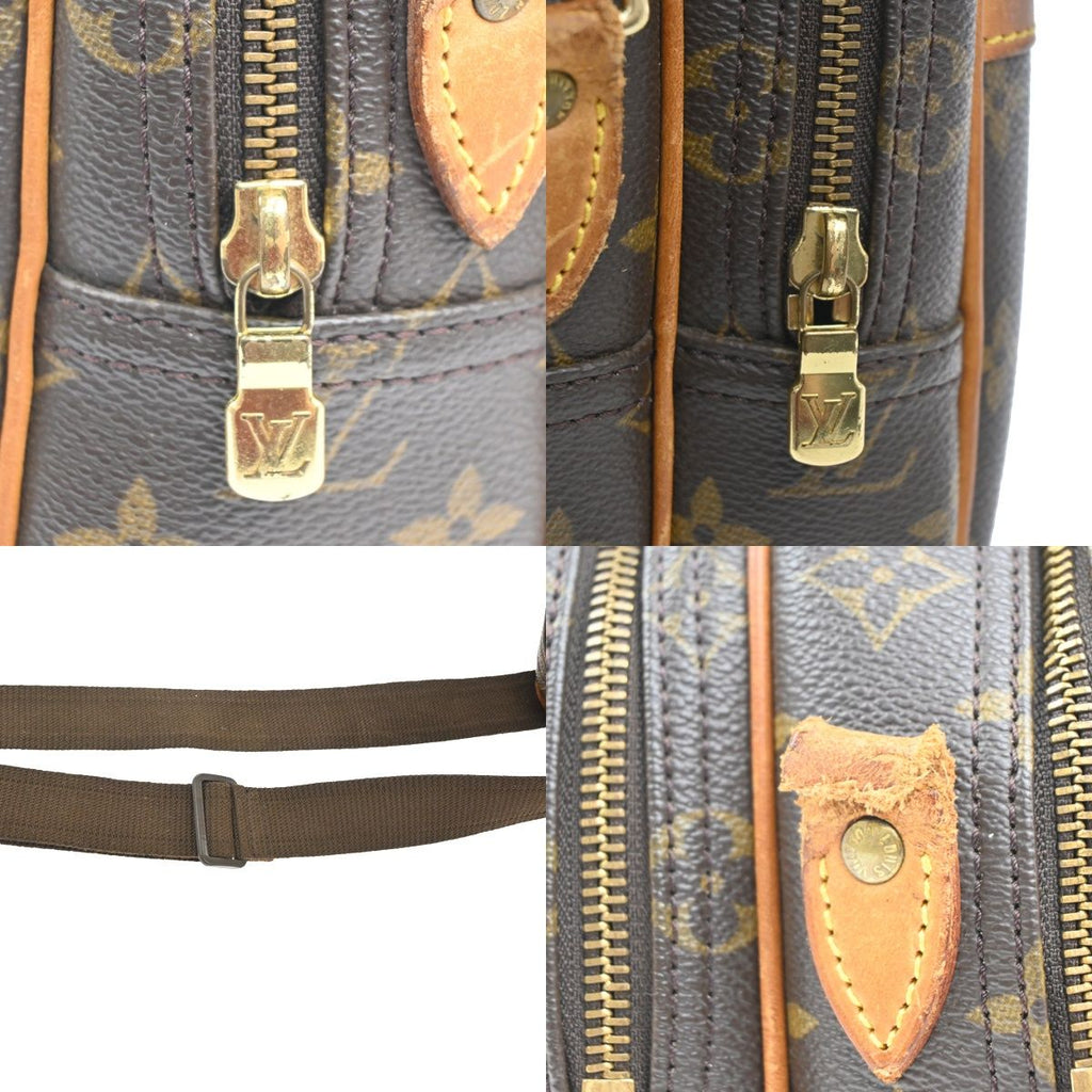 Louis Vuitton Reporter Shoulder Bag Monogram Leather — view 8