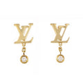Louis Vuitton Earrings Idylle Blossom Monogram LV Logo Diamond 18K Yellow Gold
