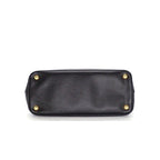 Prada Shoulder Bag Galleria Black Saffiano Lu Leather Gold — view 4
