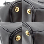 Prada Shoulder Bag Galleria Black Saffiano Lu Leather Gold — view 8