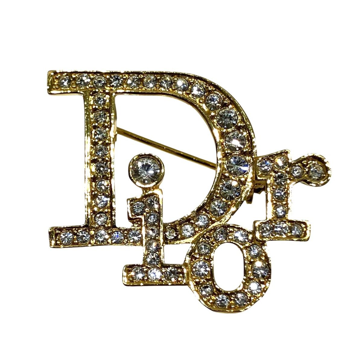 Dior Brooch Alloy Rhinestone