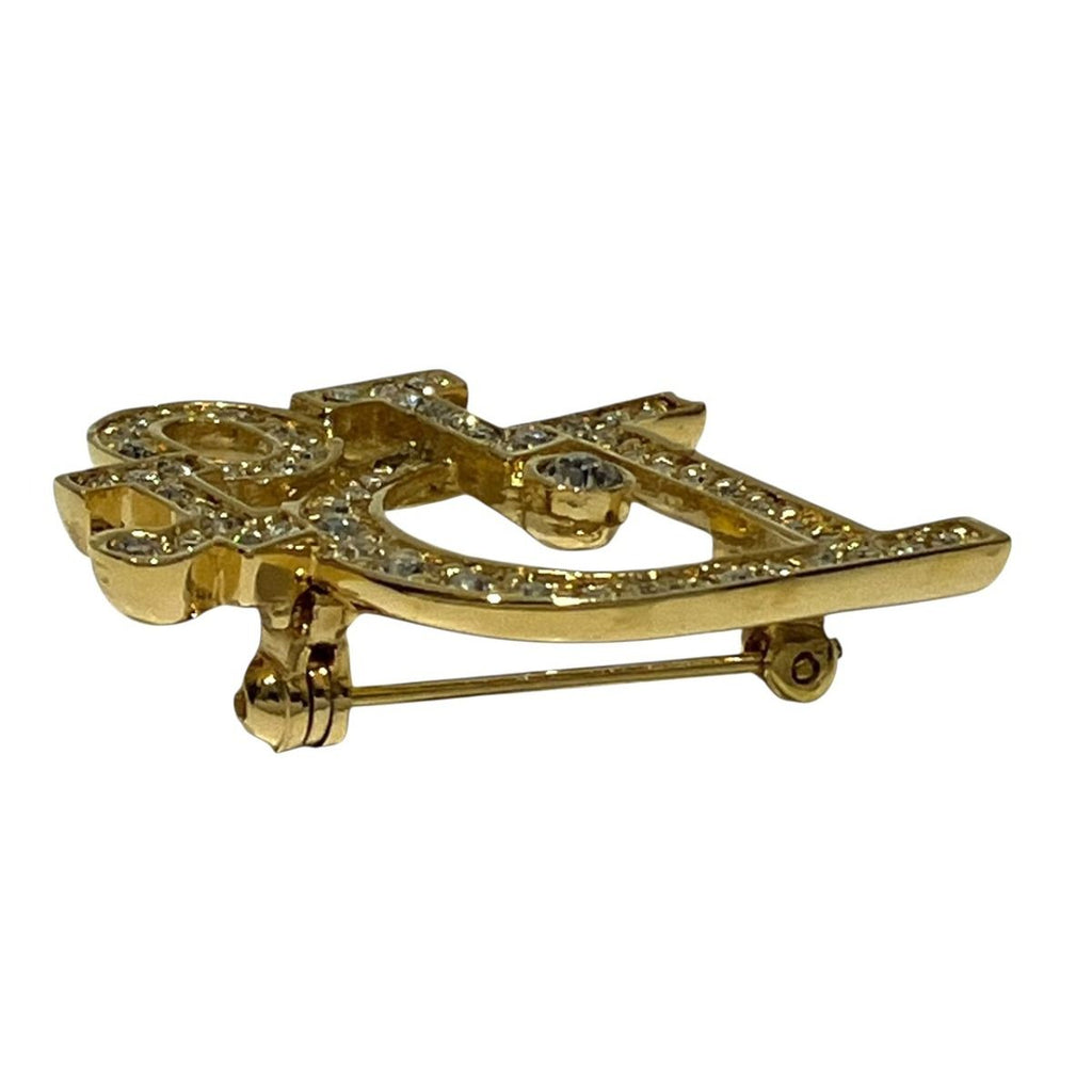 Dior Brooch Alloy Rhinestone — view 8