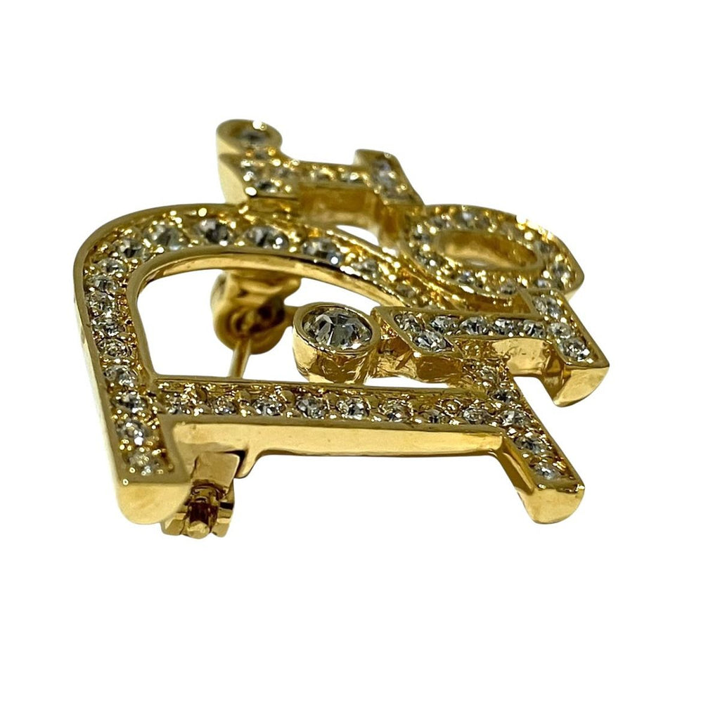 Dior Brooch Alloy Rhinestone — view 7