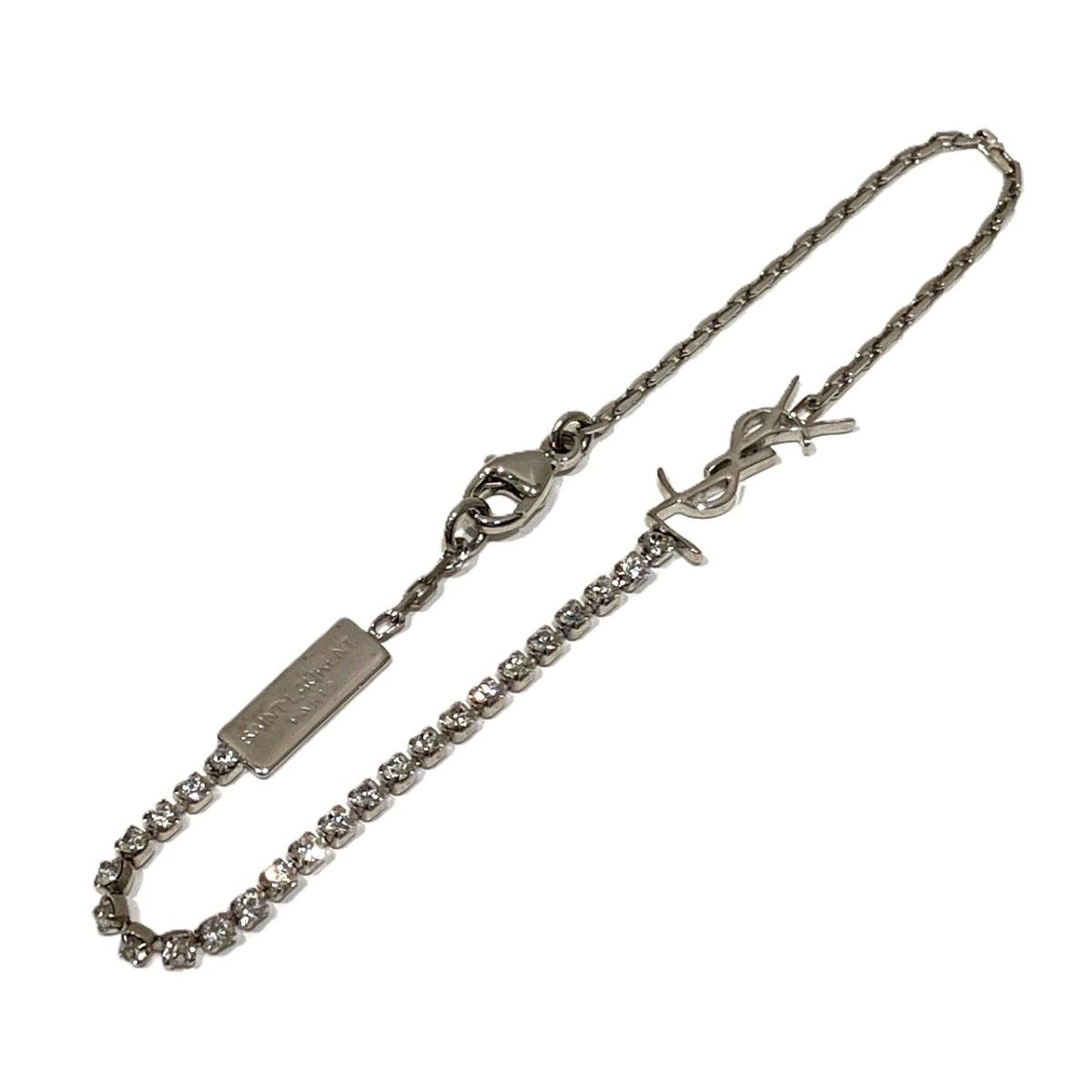 Saint Laurent Cassandra Bracelet 17 Metal Rhinestone — view 3