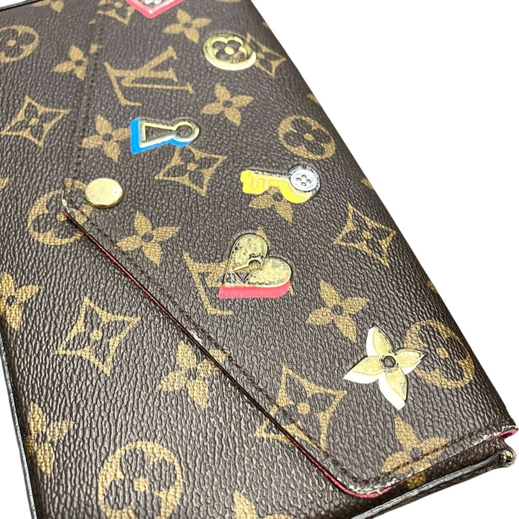 Louis Vuitton Pochette Felice Monogram Love Lock Shoulder Bag Canvas — view 7