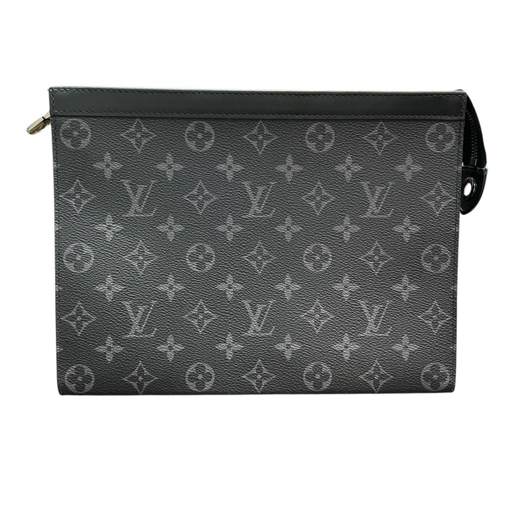 Louis Vuitton Pochette Voyage MM Monogram Eclipse Second Bag Canvas