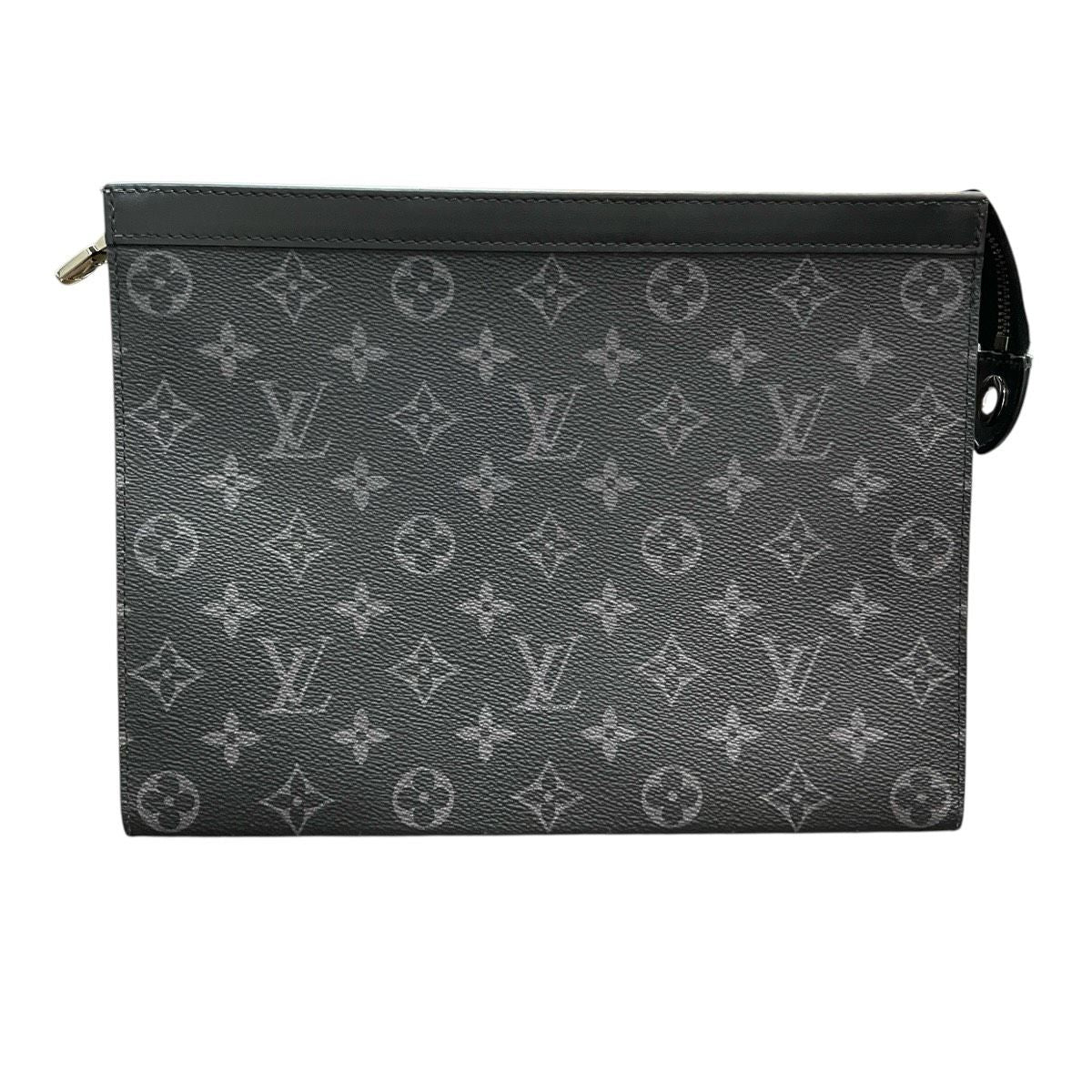 Louis Vuitton Pochette Voyage MM Monogram Eclipse Second Bag Canvas
