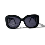 Chanel CC Logo Sunglasses Eyewear Black Gold — view 3