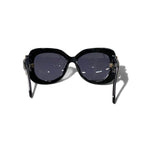 Chanel CC Logo Sunglasses Eyewear Black Gold — view 5