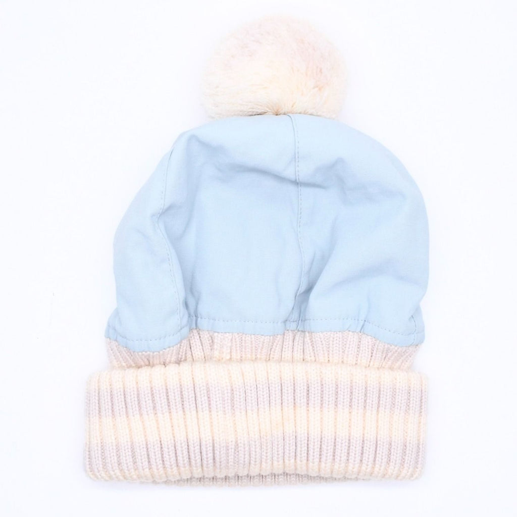 Chanel Sports Line CC Logo Knit Hat Jenny's Favorite Light Blue — view 2