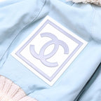 Chanel Sports Line CC Logo Knit Hat Jenny's Favorite Light Blue — view 5