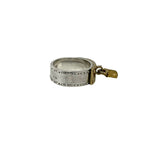 Hermes Vintage Kelly Ring Silver 51 Gold — view 5