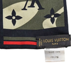 Louis Vuitton Takashi Murakami Bandeau Monogram Moflage Scarf Twilly Silk — view 7