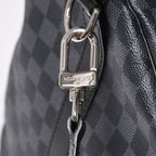 Louis Vuitton Keepall Bandouliere 55 Boston Bag Damier Graphite Black — view 6
