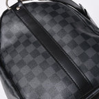 Louis Vuitton Keepall Bandouliere 45 Monogram Eclipse Canvas Black Leather — view 7