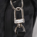 Louis Vuitton Keepall Bandouliere 45 Monogram Eclipse Canvas Black Leather — view 6