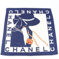 Chanel Silk 100% Gripoix Coco Pattern Scarf