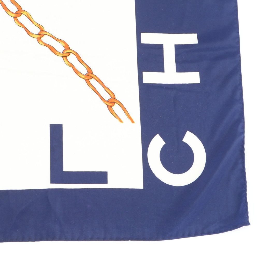 Chanel Silk 100% Gripoix Coco Pattern Scarf — view 5