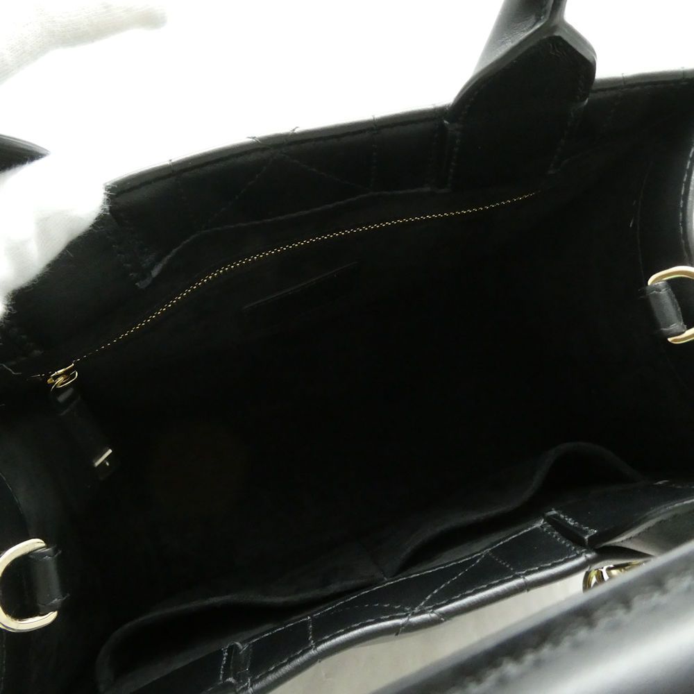 Dior Book Tote Bag Leather Small 2-Way — view 7