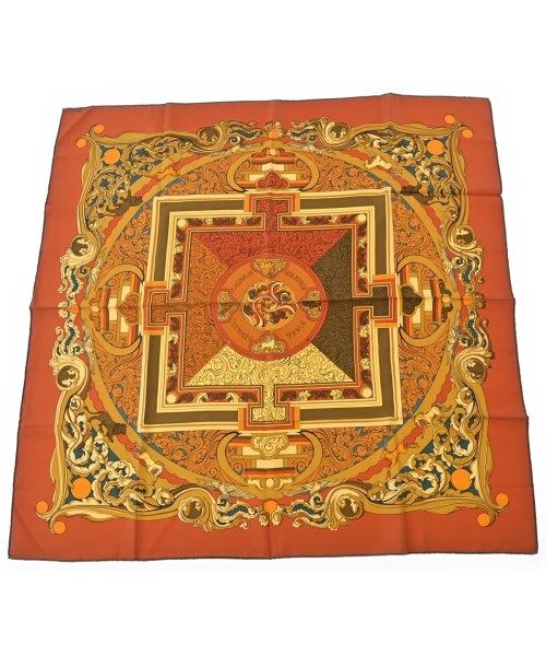 Hermes Bandana Scarf Orange