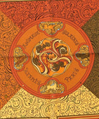 Hermes Bandana Scarf Orange — view 2