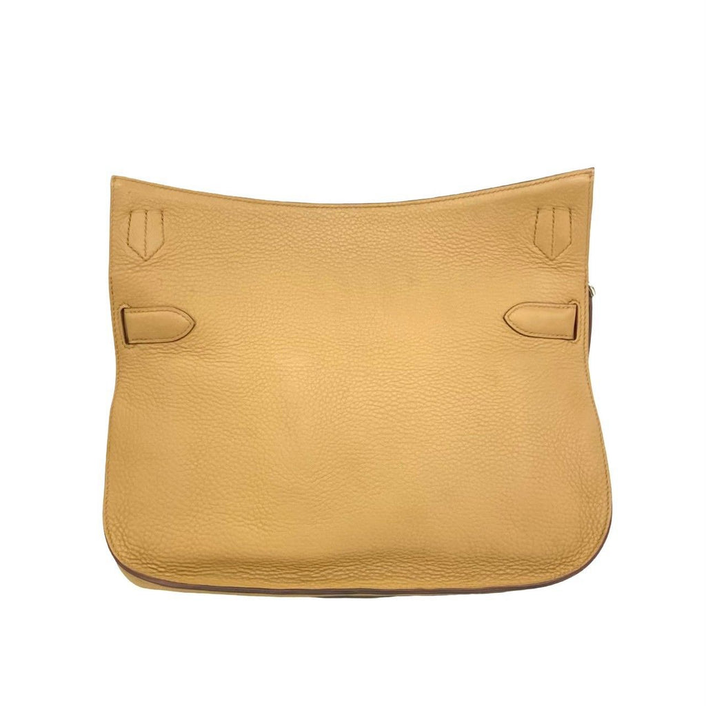Hermes Jypsiere 34 Taurillon Clemence Leather Shoulder Bag Crossbody Tabac Camel — view 3