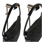 Gucci GG Nylon Canvas Hobo Black — view 6