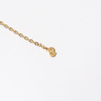 Dior Vintage Necklace Heart CD Logo Rhinestone Pave Costume Gold — view 5
