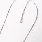 Dior Vintage Necklace Stone Embellishment Crystal Pave Herringbone Chain Choker — view 4
