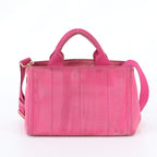 Prada Canapa Leather 2-Way Shoulder Bag Crossbody — view 4
