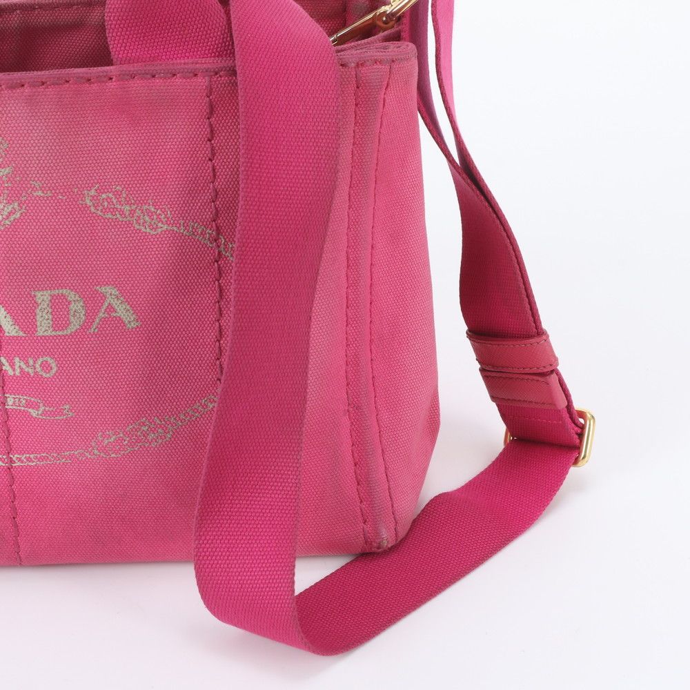 Prada Canapa Leather 2-Way Shoulder Bag Crossbody — view 2