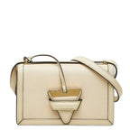 Loewe Barcelona Small Crossbody Shoulder Bag Ivory Leather