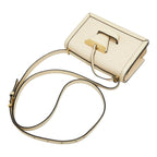 Loewe Barcelona Small Crossbody Shoulder Bag Ivory Leather — view 4