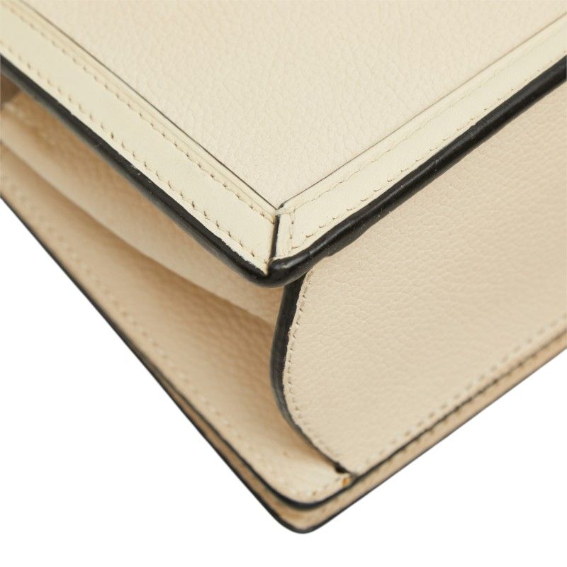 Loewe Barcelona Small Crossbody Shoulder Bag Ivory Leather — view 8