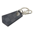 Louis Vuitton Damier Graphite Key Holder Enchappe Key Ring Key Black Silver