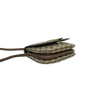 Gucci Vintage GG Logo Leather Shoulder Bag Pochette Brown — view 7