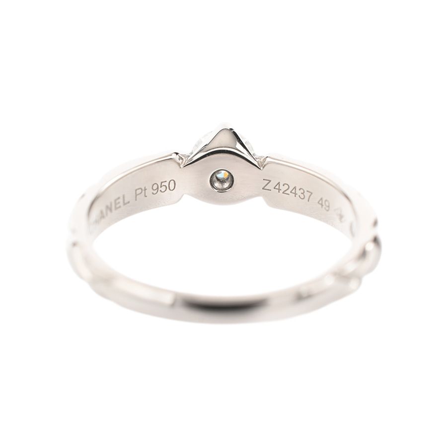 Chanel Ring Quilted Solitaire — view 3