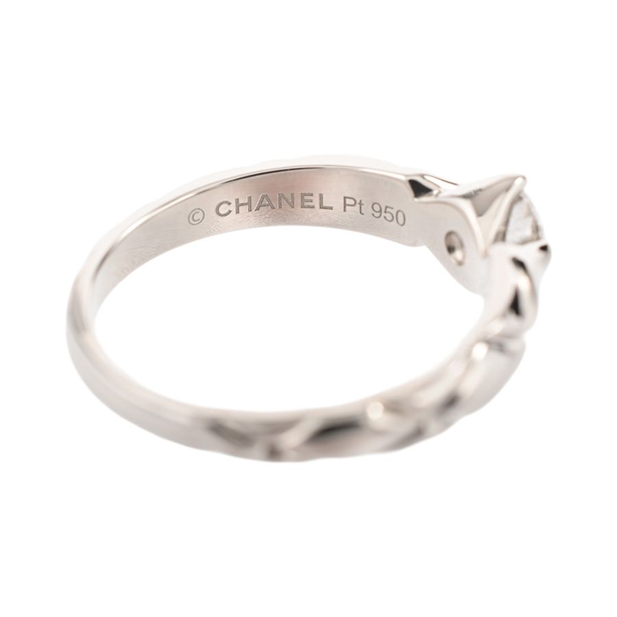 Chanel Ring Quilted Solitaire — view 4