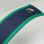 Hermes Brid-a-brac GM Handbag Handle Toile H Navy Green — view 5