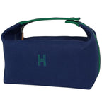 Hermes Brid-a-brac GM Handbag Handle Toile H Navy Green