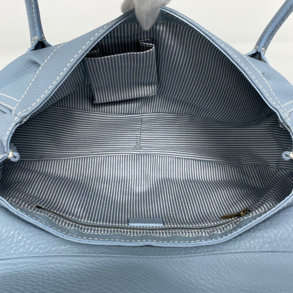 Celine Handbag Leather Light Blue — view 6