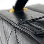 Chanel Handbag CC Logo 2-Way Leather Black — view 6