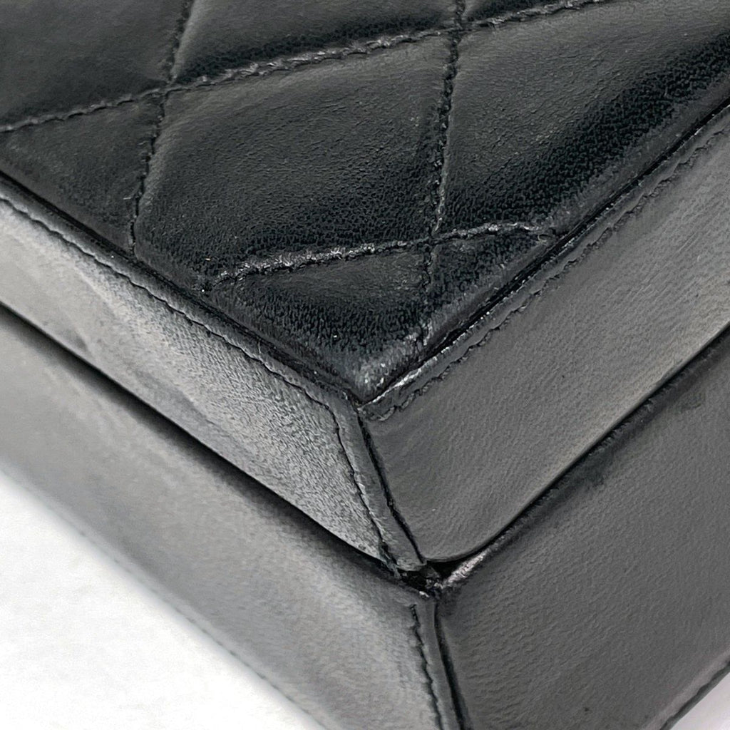 Chanel Handbag CC Logo 2-Way Leather Black — view 3