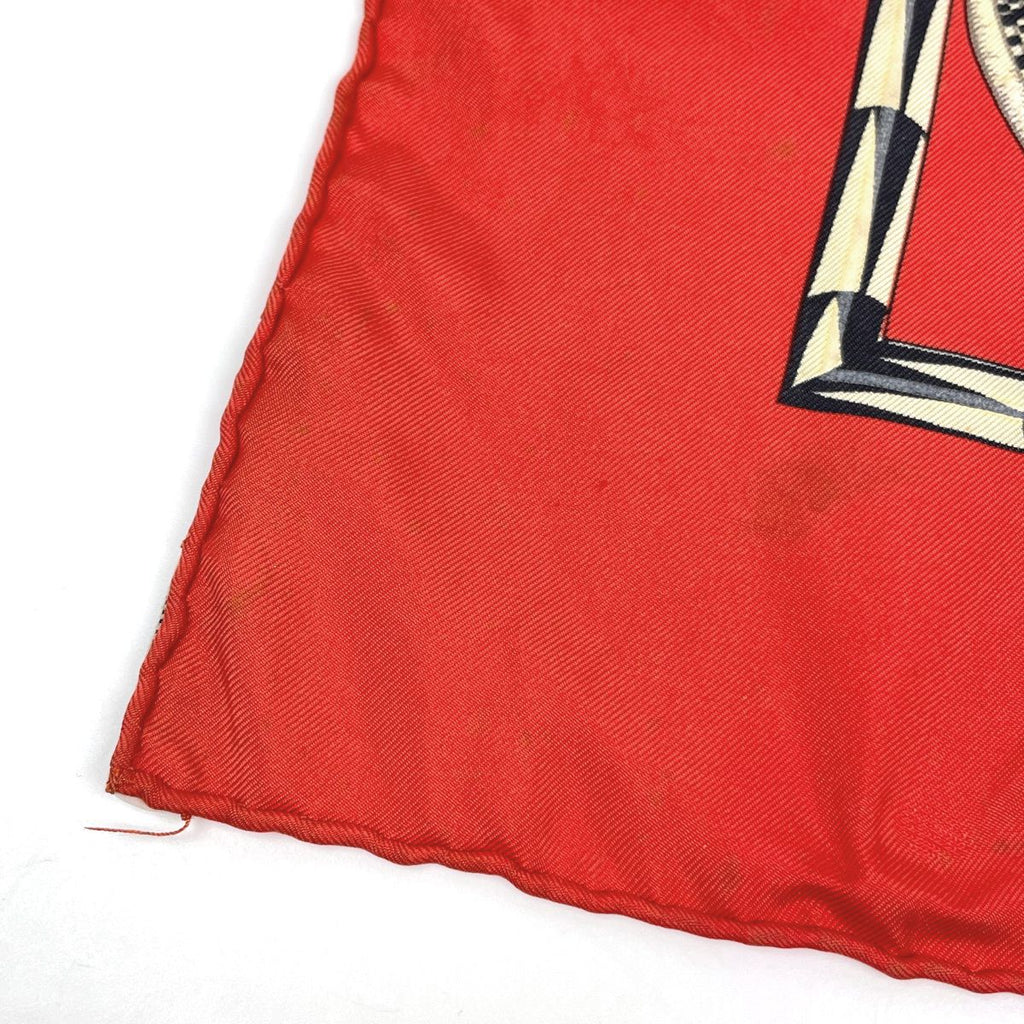Hermes Carre 90 Brazil Scarf Silk Red Multicolor — view 4