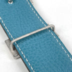 Hermes Constance Reversible Belt Box Calf Taurillon Clemence Black Blue Jean — view 5