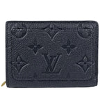 Louis Vuitton Portefeuille Clair Bifold Wallet Monogram Empreinte Noir
